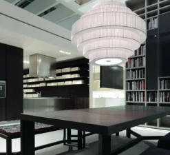 Suspension, Mos 03, blanc, Ø120cm, H92cm - Bover