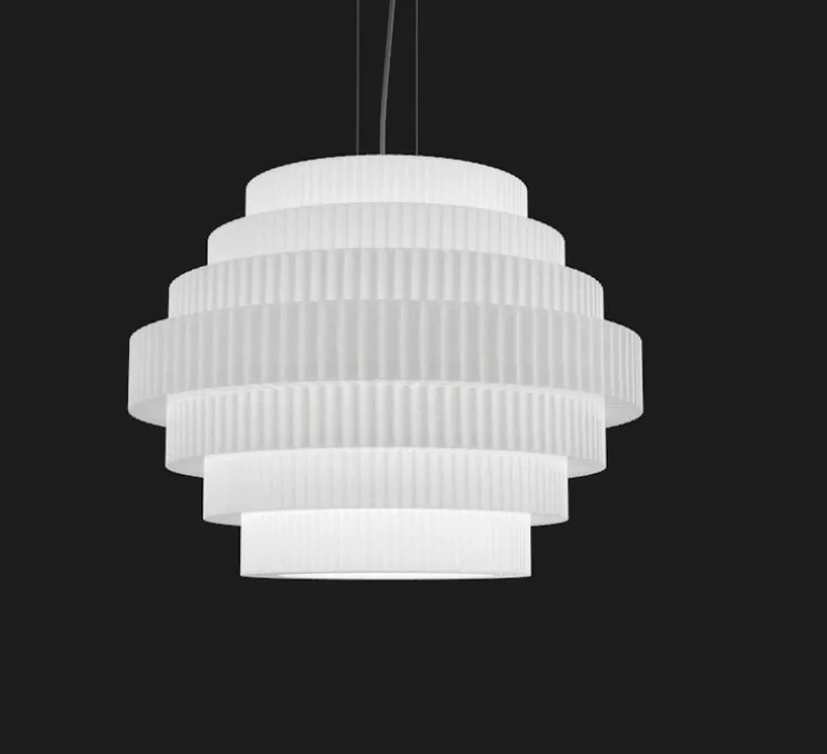 Suspension, Mos 01, blanc, Ø60cm, H46cm - Bover