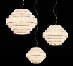 Suspension, Mos 02, blanc, Ø90cm, H69cm - Bover