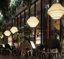 Suspension, Mos 01, crème, Ø60cm, H46cm - Bover