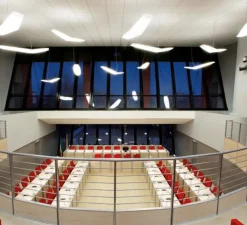 Suspension, Mouette Symmetric, blanc, IP40, LED, 3000K, 6107lm, L135cm, H15cm - Artemide