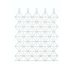 Suspension, Mozaik 5x5, blanc, L225cm, H280cm - Designheure