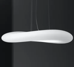 Suspension, Mr Magoo, blanc, LED, dim, 3000K, 3929 lm, Ø76cm, H13cm - Stilnovo