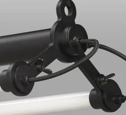 Suspension, Mr. Tubes, LED, noir, L96,6cm, H15,8cm, LED, 2700K, 1300lm - TONONE