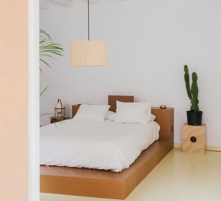 Suspension, Nagoya, bois, Ø42cm, H25cm - Santa & Cole