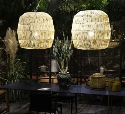 Suspension, Nama 5, naturel, Ø78cm, H78cm - Ay Illuminate