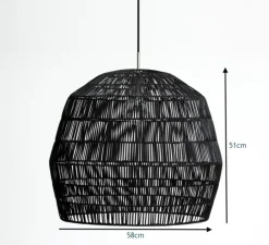 Suspension, Nama 2, noir, Ø58cm, H51cm - Ay Illuminate