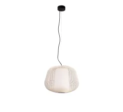 Suspension, Nara, beige, IP65, Ø46cm, H35cm - Faro