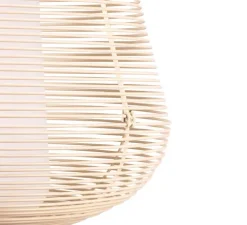 Suspension, Nara, beige, IP65, Ø46cm, H35cm - Faro