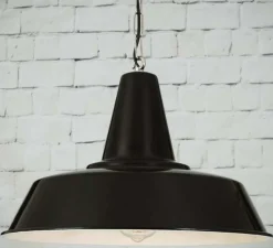 Suspension, Nassau, noir, Ø39cm, H27,5cm - Mullan Lighting