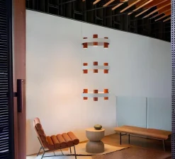 Suspension, Nastro 563.19, coquille d'œuf, terracotta, IP40, LED, dim, 2700K, 12000 lm, Ø61,5cm, H194cm - Tooy