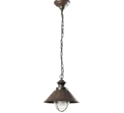 Suspension, Nautica 1P, brun foncé, Ø26cm, H21,5cm - Faro