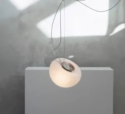 Suspension, Nautico, câble gris, blanc et laiton, Ø23cm, H15,5cm - Nordic Tales