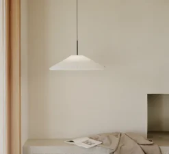 Suspension, Nebra S, blanc, IP22, LED, 2700K, Ø75cm, H30cm - New Works