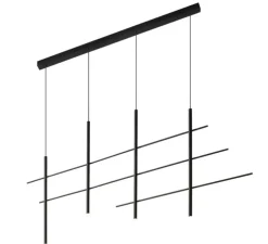 Suspension, Net 4.0, noir, LED, dim, 2700K, 1000 lm, L132,5cm, H70cm - Wever&Ducré