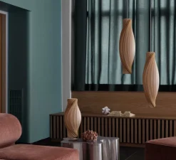 Suspension, No.111, bouleau naturel, Ø20cm, H72cm - Tom Rossau