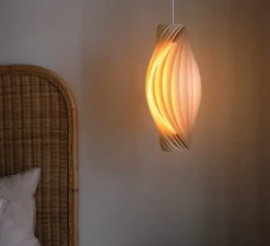 Suspension, No.111, bouleau naturel, Ø18cm, H43cm - Tom Rossau