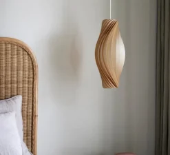 Suspension, No.111, bouleau naturel, Ø18cm, H43cm - Tom Rossau