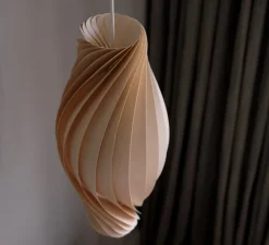 Suspension, No.111, bouleau naturel, Ø18cm, H43cm - Tom Rossau