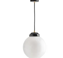 Suspension, noir et blanc, Ø26cm, H32cm - Zangra