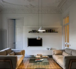 Suspension, North 5662, blanc, LED, dim, 2700K, 1041 lm, Ø40cm, H25cm - Vibia