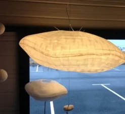 Suspension, NUAGE, blanc, L118cm, H45cm - Celine-Wright