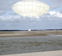 Suspension, Nuage, Giboulée, blanc, L50 cm, H35cm - Celine-Wright