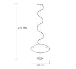 Suspension, Nuage, Giboulée, blanc, L50 cm, H35cm - Celine-Wright