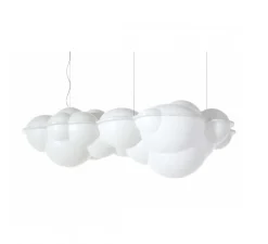 Suspension, Nuvola minor, blanc, LED, 2700k, 8000lm, L100cm, H37cm - Nemo lighting