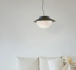 Suspension, Nuvole Rapide, bleu nuit, LED, dim, 3000K, 2350 lm, Ø36cm, H22cm - OliveLab