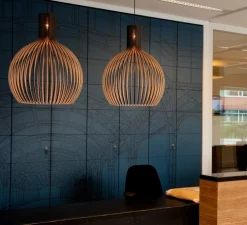 Suspension, Octo, 4240, noyer, 2800K, 1055lm, Ø54cm, H68cm - Secto Design