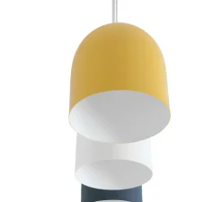 Suspension, Odile S, jaune, Ø20cm, H22cm - LUMEN CENTER ITALIA