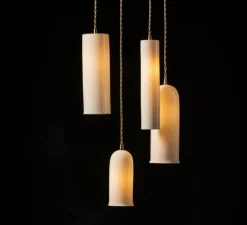 Suspension, Olympia N°1, blanc, Ø7,6cm, H17cm - Serax