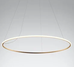 Suspension, Olympic F45, Ø138,7, bronze, IP40, LED, 2700K, 3260lm, Ø60,2cm, H4,5cm - FABBIAN