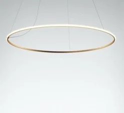 Suspension, Olympic F45, bronze, IP40, LED, dim, 2700K, lm, Ø138,5cm, H2cm - Fabbian