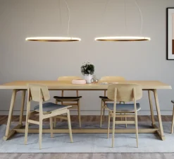 Suspension, Olympic F45, bronze, LED, 3000k,6120lm, L108,7cm, H20cm - Fabbian