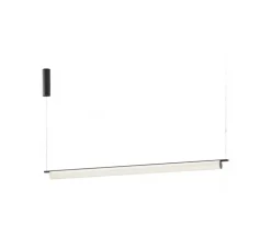 Suspension, Ombra, noir, LED, dim, 2700K, 1368 lm, L165,2cm, H7cm-Panzeri