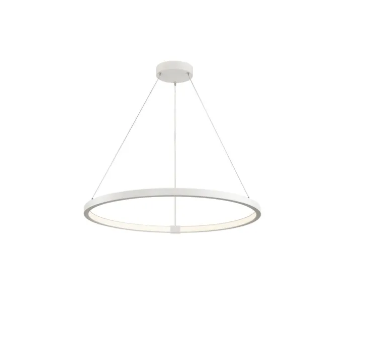 Suspension, ONE 80, blanc, LED, dim, 3000/4000K, 1930/2140 lm, Ø80cm, H3cm - Slv