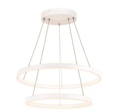 Suspension, One double, blanc mat, LED, dim, 3000-4000K, 2100-2120 lm, Ø80cm, H4,5cm - SLV