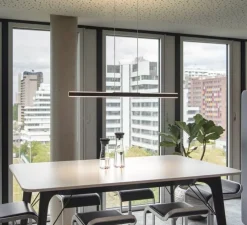 Suspension, One linear 100, noir, LED, dim, 2700-3000K, 1280 lm, L104cm, H4,2cm - SLV