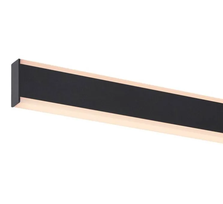Suspension, One linear 100, noir, LED, dim, 2700-3000K, 1280 lm, L104cm, H4,2cm - SLV