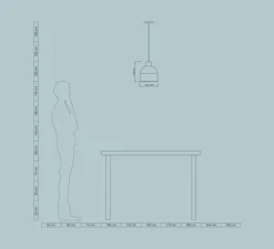 Suspension, Ons, ocean, Ø21,4cm, H23,4cm - Easy Light by Carpyen