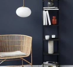 Suspension, Opal, blanc, laiton, Ø30cm, H35cm - House Doctor