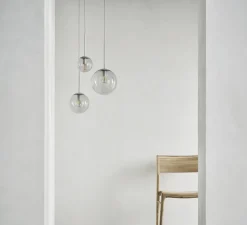 Suspension, Orb 15, gris, Ø15cm, H36,1cm - Bolia