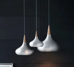 Suspension, Orient, aluminium, Ø22,5cm, H24,5cm - Fritz Hansen