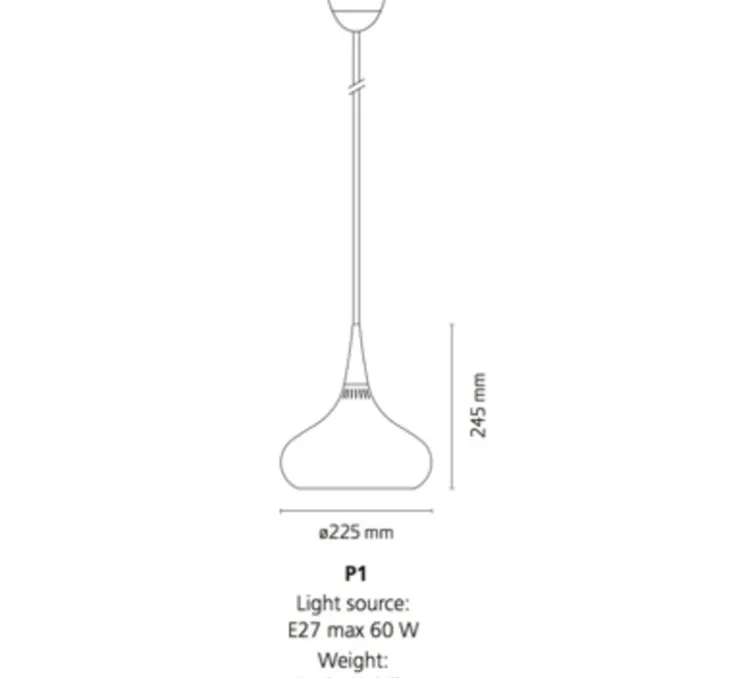 Suspension, Orient, cuivre, Ø22,5cm, H24,5cm - Fritz Hansen