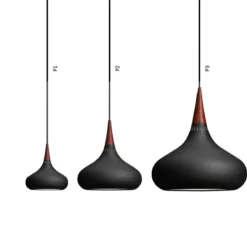 Suspension, Orient, noir, Ø34cm, H37cm - Fritz Hansen