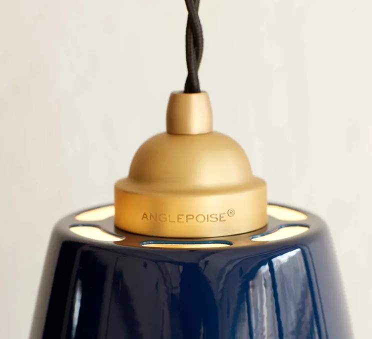 Suspension, Original 1227 Brass Midi, Ink Blue, L23cm, H25,5cm - Anglepoise
