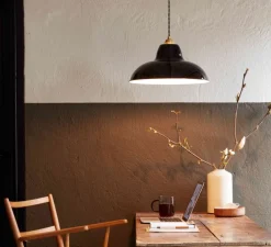 Suspension, Original 1227 Brass Midi Wide, Jet Back, L40cm, H22,5cm - Anglepoise