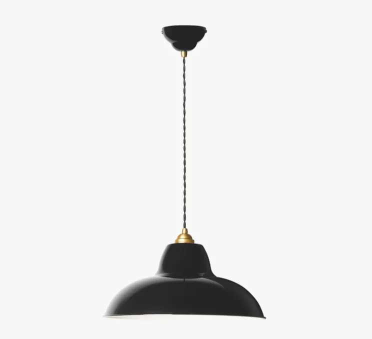 Suspension, Original 1227 Brass Midi Wide, Jet Back, L40cm, H22,5cm - Anglepoise